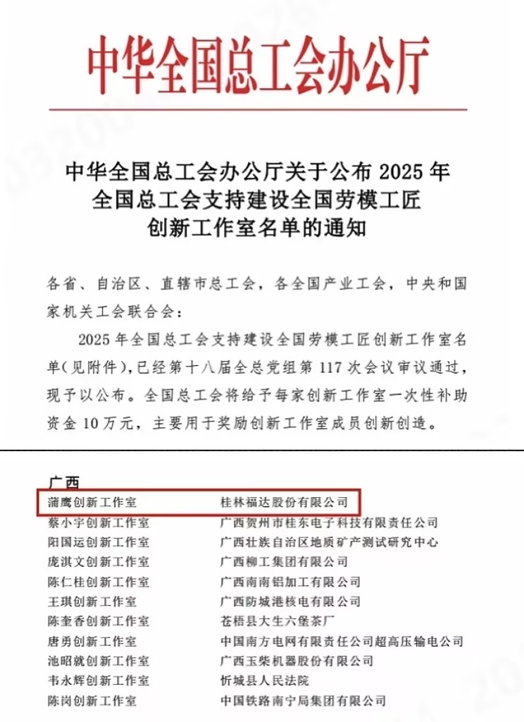 喜報｜“蒲鷹創新工作室”獲評全國勞模工匠創新工作室